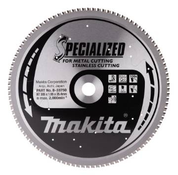 T.C.T saeketas 305X1.95X25.4mm -3° T100 T.C.T • 305 x25.4 mm • T100 • -3° • Metall/Inox