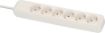 Eco-Line extension socket 6-way white 1,5m H05VV-F 3G1,5