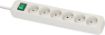 Eco-Line extension socket with switch 6-way white 3m H05VV-F 3G1,5