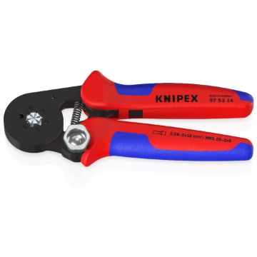 Crimp pliers f. cable links 0,08-16mm²