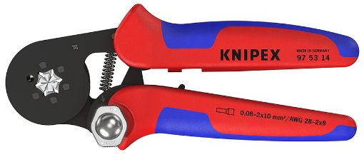 Crimp pliers f. cable links 0,08-16mm²