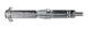 Plasterboard anchor M5x65, Zn (4/pc)