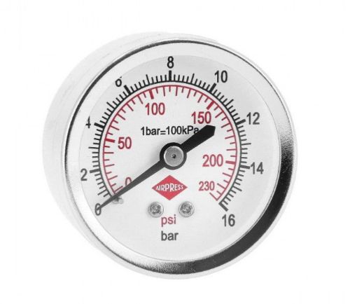 Manomeeter 1/4" 16 bar ø 40mm