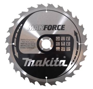 T.C.T saeketas 270X2.6X30mm 20° T24 T.C.T • 270 x30 mm • T24 • 20° • Puidu
