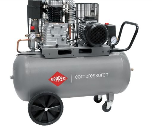 Kompressor 90l, 400V, 2200W, tootlikkus 200L/min imemisvõime 400L/min