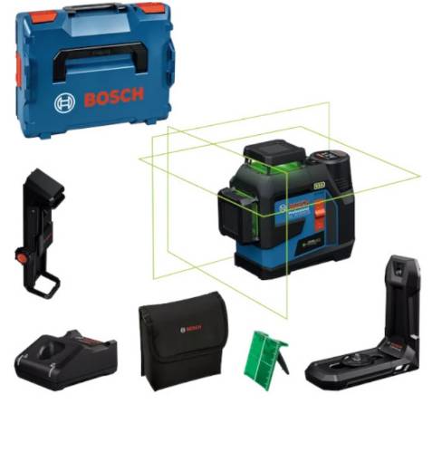 Joonlaser GLL 12V-100-33CG + 1x aku GBA 12V 2,0Ah L-BOXX 136