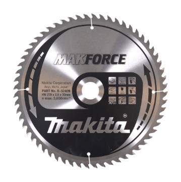 T.C.T saeketas 270X2.8X30mm 15° T60 T.C.T • 270 x30 mm • T60 • 15° • Puidu
