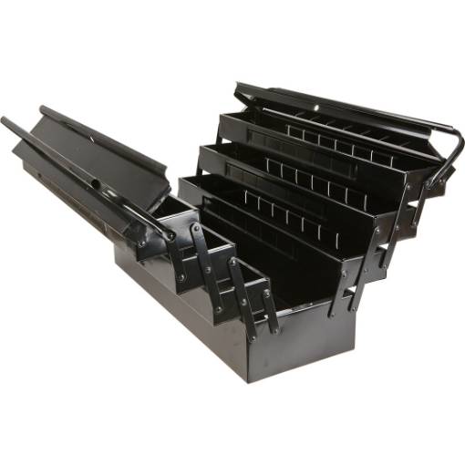 Tool box metal, 7-parts, length 55 cm