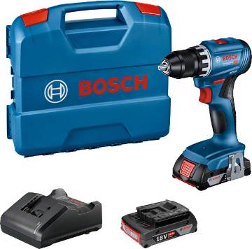 GSR 18V-45 2x 2.0Ah, GAL 18V-20, L-Case