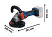 GBR 18V-15 S, Solo, Diamond Cup Wheel, LB
