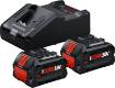 Starter Set 2x8.0Ah PC , GAL 18V-160, Carton