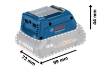 Akuadapter GAA 18V-48, 2 USB pesa, ilma akuta