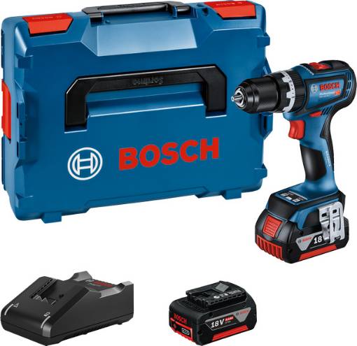 GSB 18V-90 C 2x4.0Ah, GAL 18V-40, LB