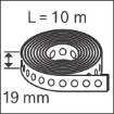Metal Fastening Strap FMS-19 10 pcs