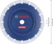 Teemantlõikeketas Pipe Cut Wheel 230x22.23