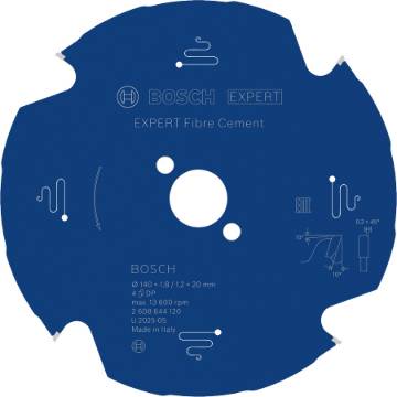 Saeketas  FiberCement 140 x 20 x 1,8 mm, Z4