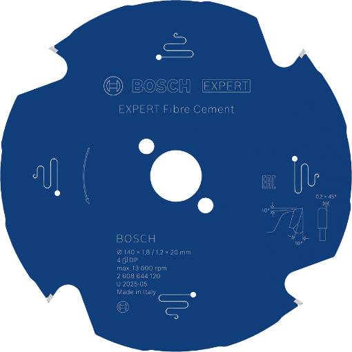 Saeketas  FiberCement 140 x 20 x 1,8 mm, Z4
