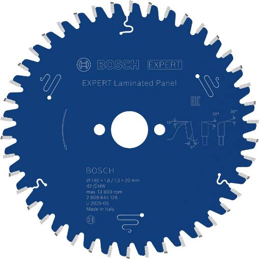 Expert, laminated panel 140x1.8/1.3x20mm, 42