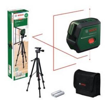 UniversalLevel 2 Set Ristjoonlaser koos stat.