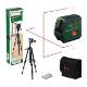 UniversalLevel 2 Set Ristjoonlaser koos stat.