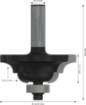 Profilfrees HM R=6,3mm, l=18mm,kinn.8mm