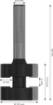 Ühendusprofilfrees HM B=5mm, l=22mm,kinn.8mm
