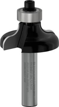 Ümardusfrees HM R=4,8mm, l=13mm,kinn.8mm