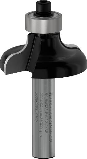 Ümardusfrees HM R=4,8mm, l=13mm,kinn.8mm