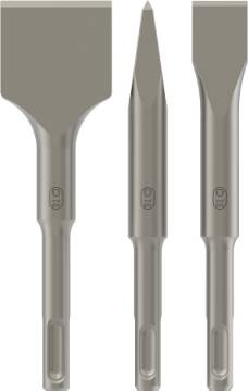 SDS-plus meislite kompl 140mm, 3tk.