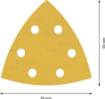 Delta puidu lihvpaber C470, K60/120/240,6tk