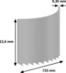 Saag lint 2 tk., GCB 18 V-LI