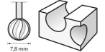 Frees HSS, D=7,8 mm, 2tk