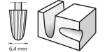 Frees HSS, D=6,4 mm, 2tk