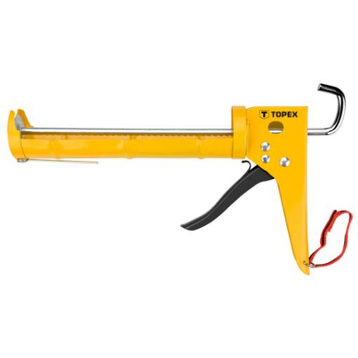 Caulking gun, with ratchet