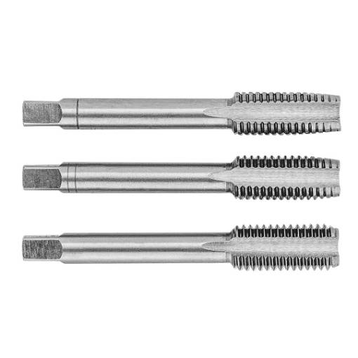 Hand tap M12, DIN 352 3pcs. in plastic box