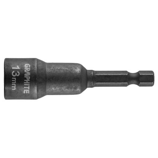 Impact socket, magnetic 13 x 65 mm