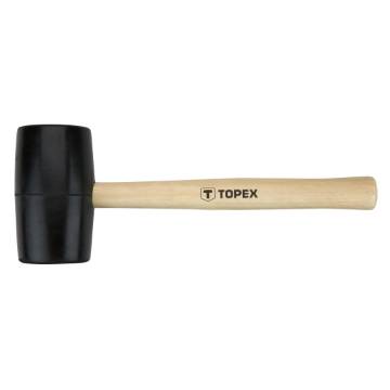 Rubber mallet 58mm/450g, hard wood handle