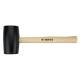 Rubber mallet 58mm/450g, hard wood handle