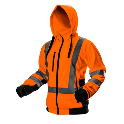 High visibility jacket, orange, size M