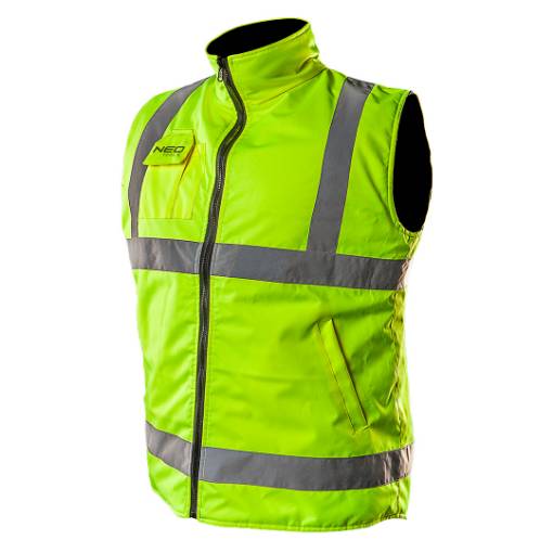 Working sleeveless, two-sided, one side reflective size M