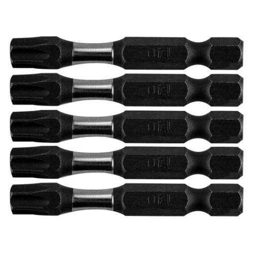Impact bit S2, 50 mm, T40, 5 pcs