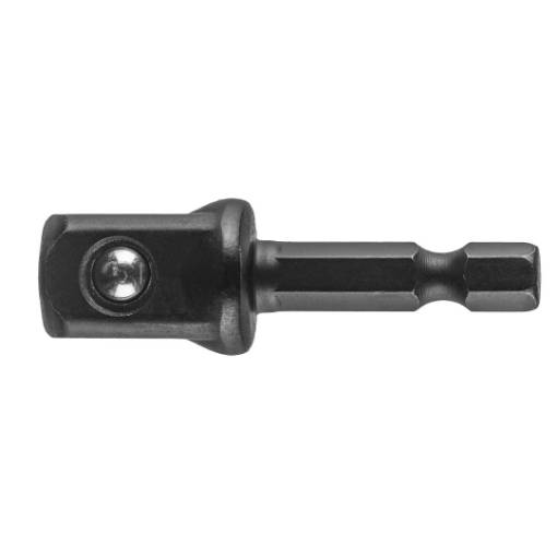 Impact adapter 1/4" Hex 1/2" square