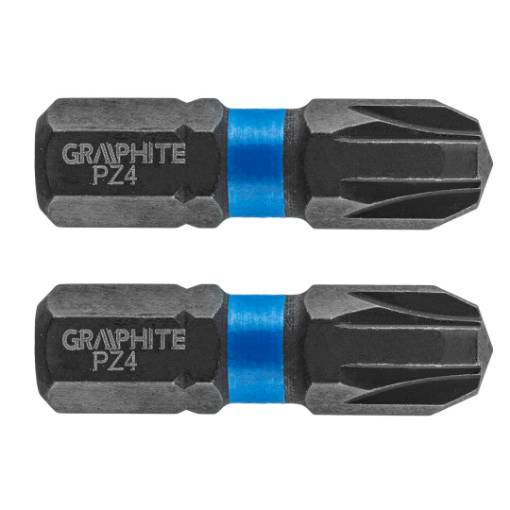 Impact bit PZ4 x 25 mm, 2 pcs