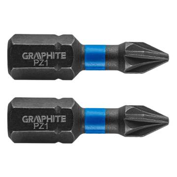 Impact bit PZ1 x 25 mm, 2 pcs