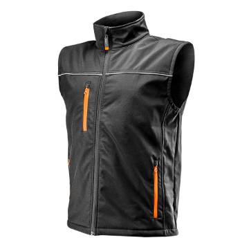 Work body warmer, softshell, size XL