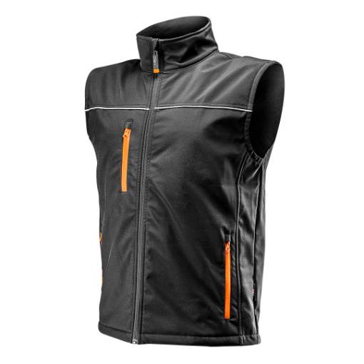 Work body warmer, softshell, size XL