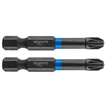 Impact bit PZ3 x 50 mm, 2 pcs