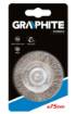 Circular brush 75mm x 6 shaft crimped stainless steel wire 0.30mm