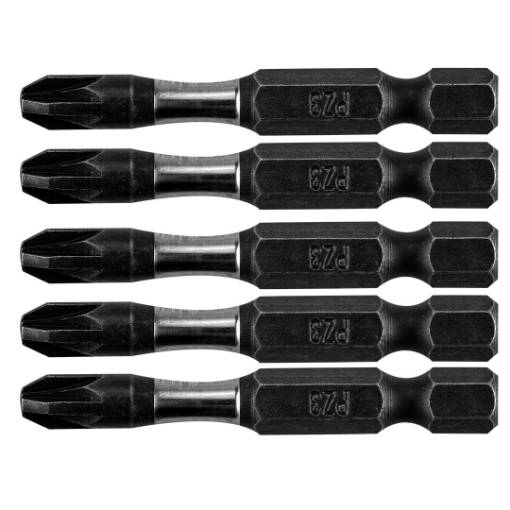 Impact bit S2, 50 mm, PZ3, 5 pcs