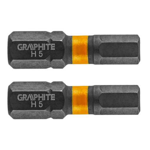 Impact bit HEX5 x 25 mm, 2 pcs